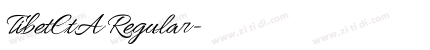 TibetCtA Regular字体转换